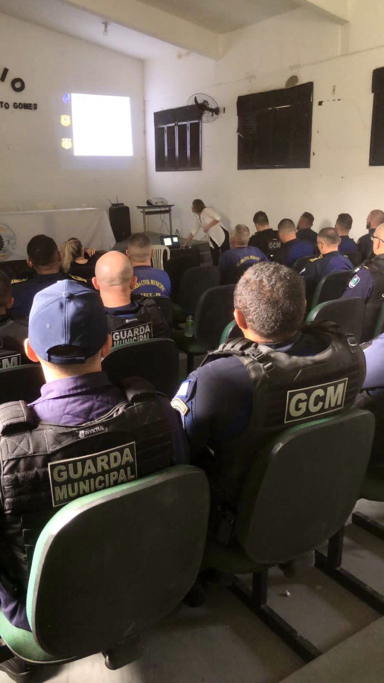 O Comando da Guarda Civil Municipal e Instituto de Polícia Científica realiza cursos para os Agentes da Guarda Civil Municipal