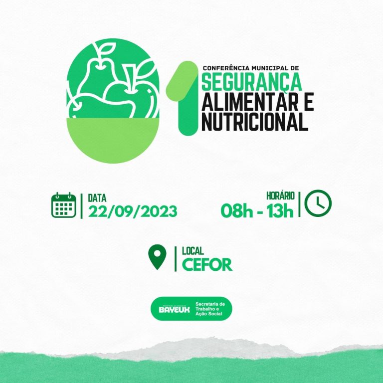 1ª CONFERÊNCIA MUNICIPAL DE SEGURANÇA ALIMENTAR E NUTRICIONAL DE BAYEUX-PB