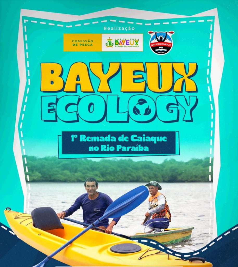 Prefeitura de Bayeux promove 1ª remada de caiaque no Rio Paraíba neste domingo