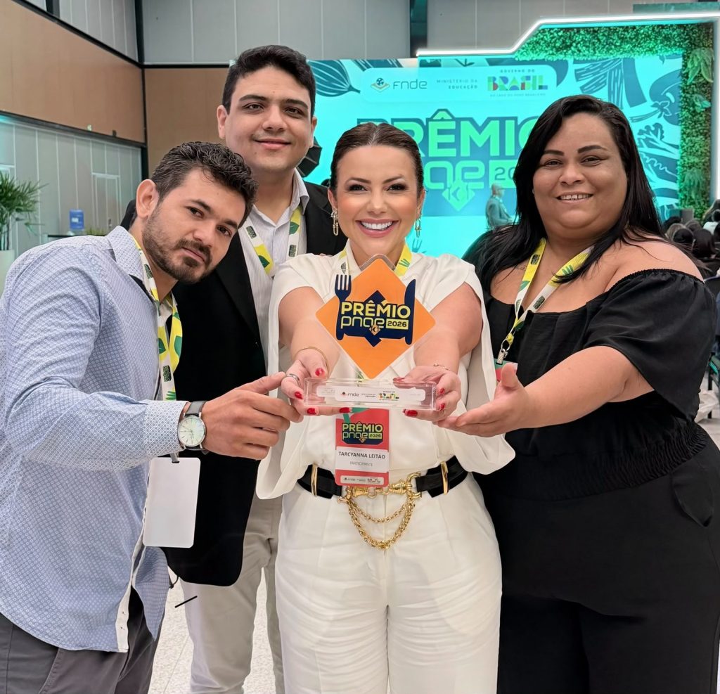 Bayeux conquista reconhecimento nacional e recebe, em Brasília, prêmio de melhor merenda escolar do Brasil