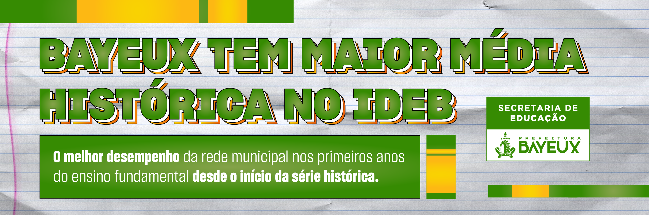 BANNER IDEB