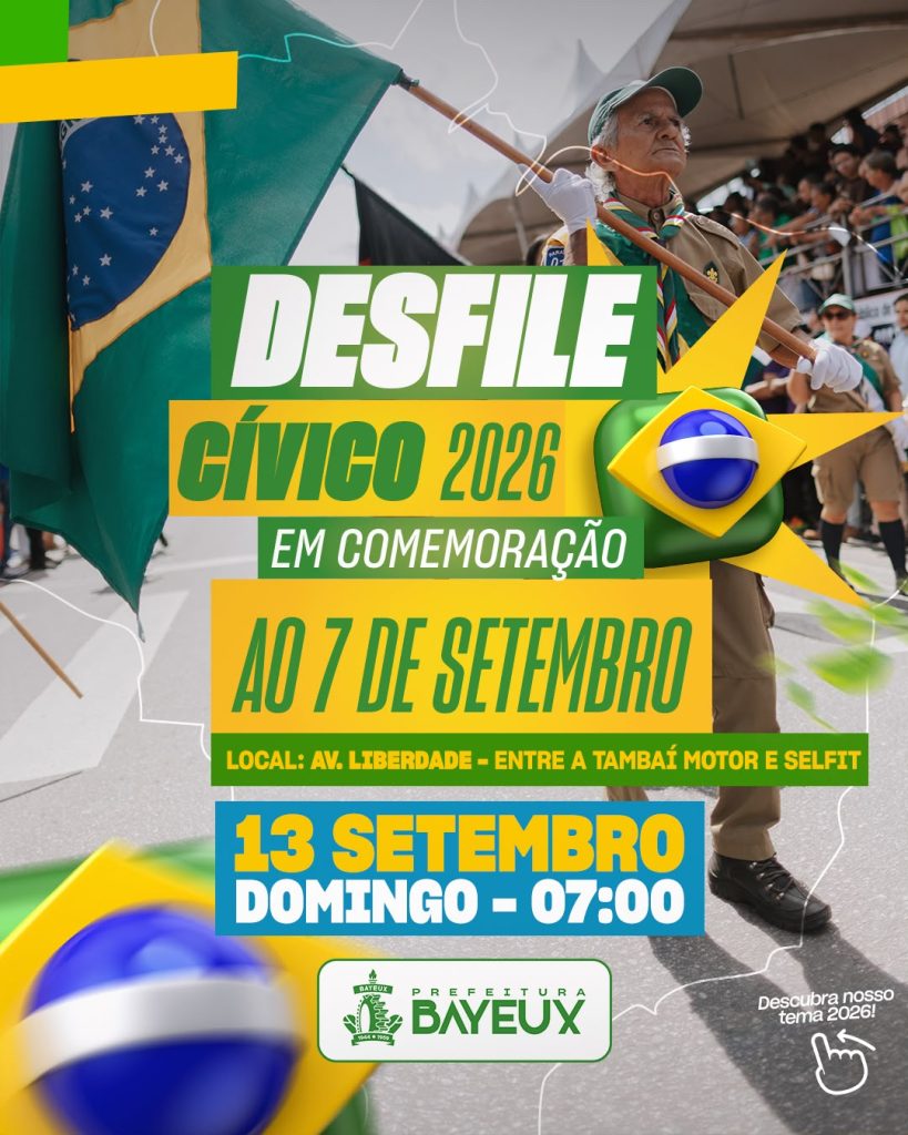 Bayeux realiza Desfile Cívico neste domingo com tema voltado ao meio ambiente